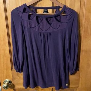 Gentle fawn. Like new. Purple 3/4 sleeve top